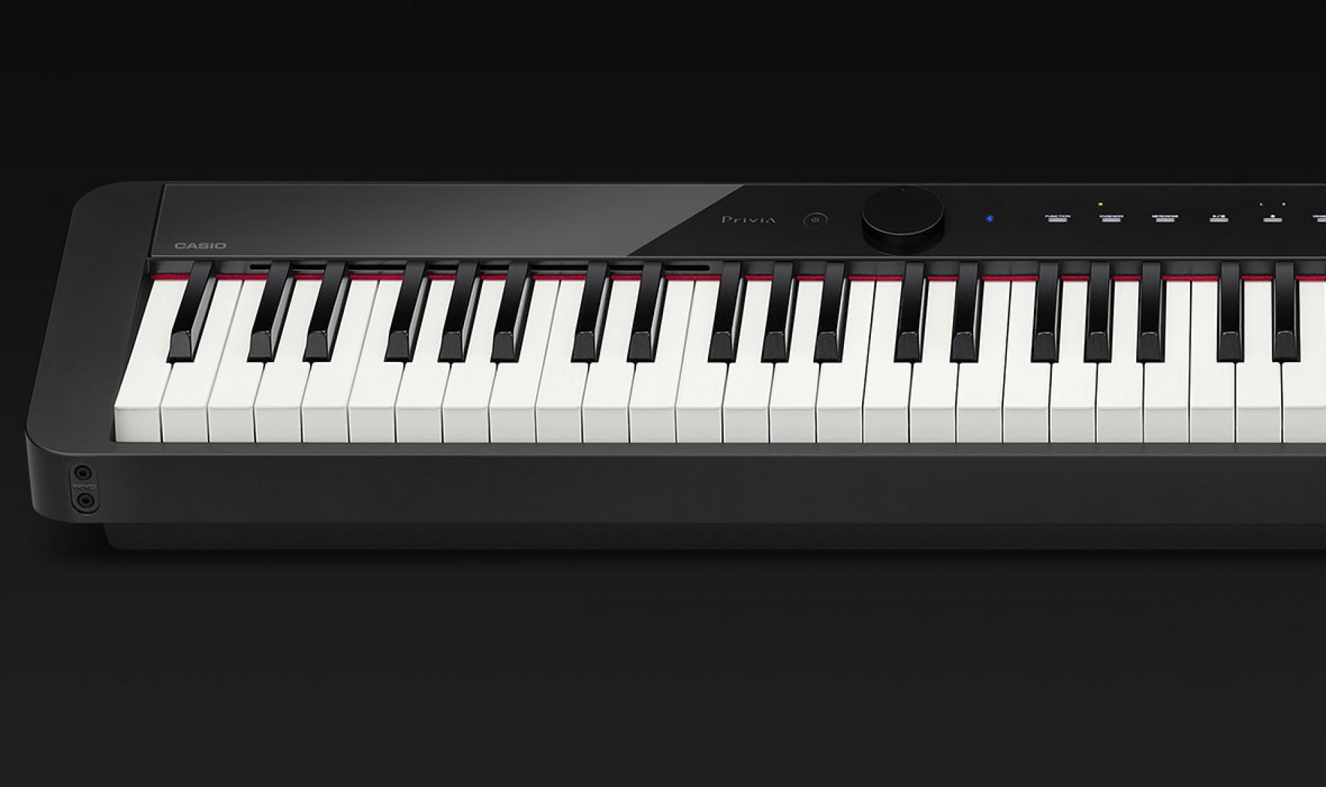 Casio PX-S1100 Klavier, schwarz, Ansicht 2, Pianohaus van Bremen Dortmund