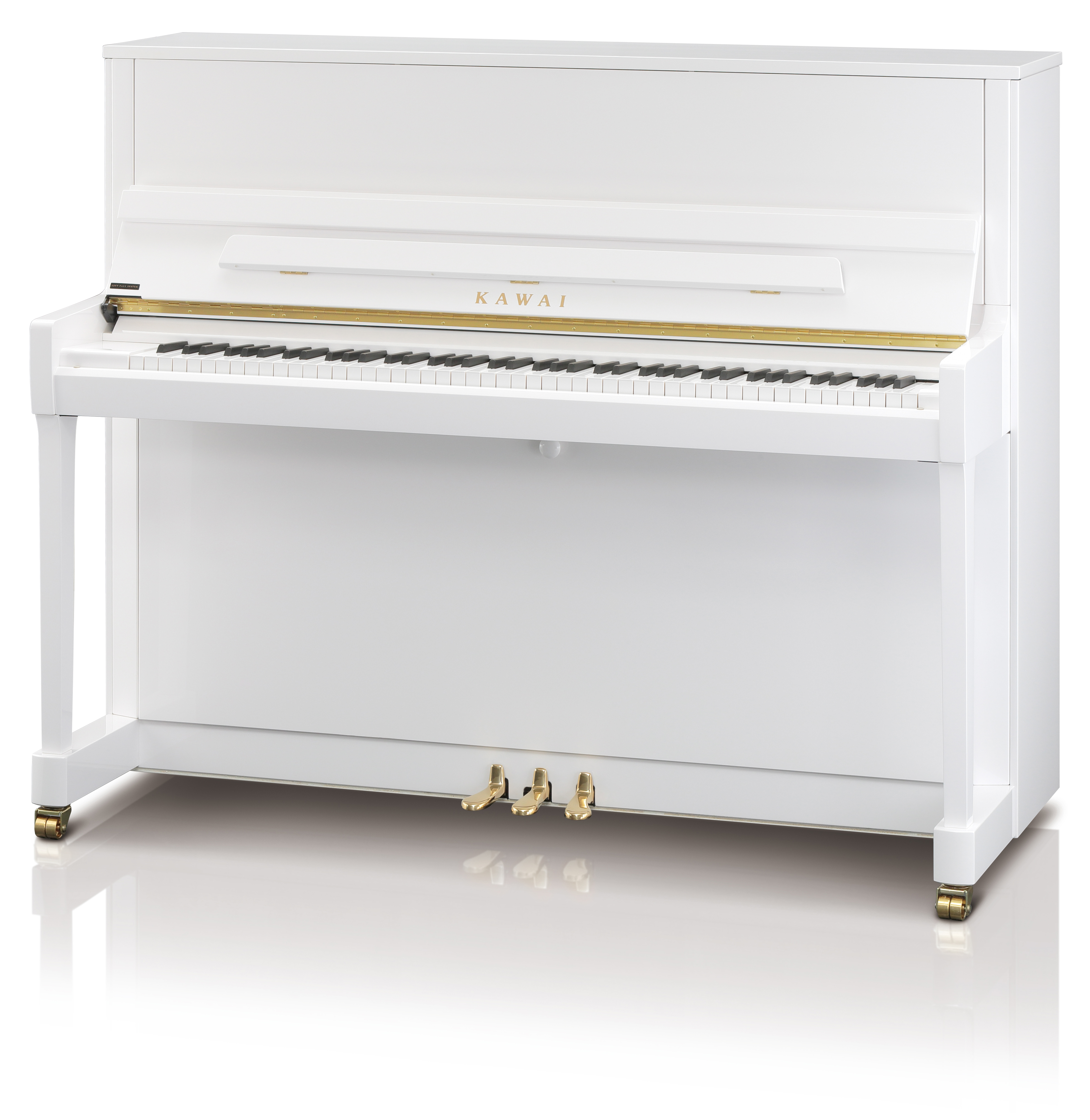 Kawai K-300 Klavier, weiß, Pianohaus van Bremen Dortmund