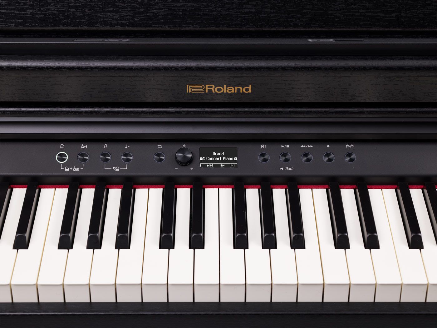 Roland RP-701 WH Digitalpiano, schwarz, Ansicht 6, Pianohaus van Bremen Dortmund
