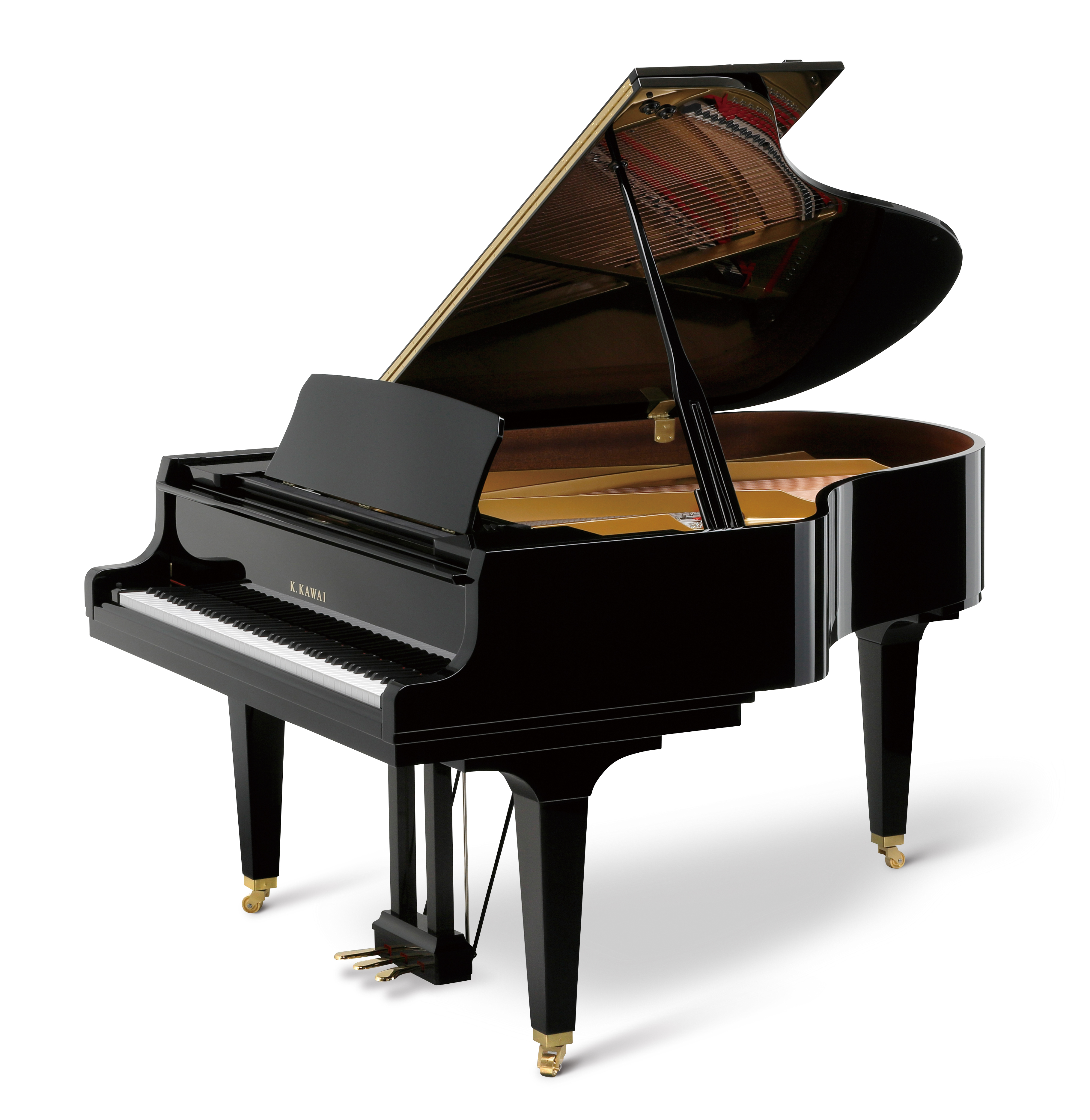Kawai GL-50 Flügel, schwarz, Pianohaus van Bremen Dortmund