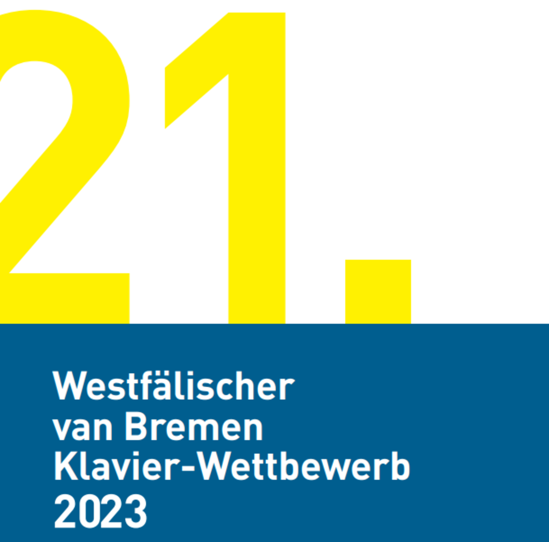 21. Westfälischer van Bremen Klavierwettbewerb