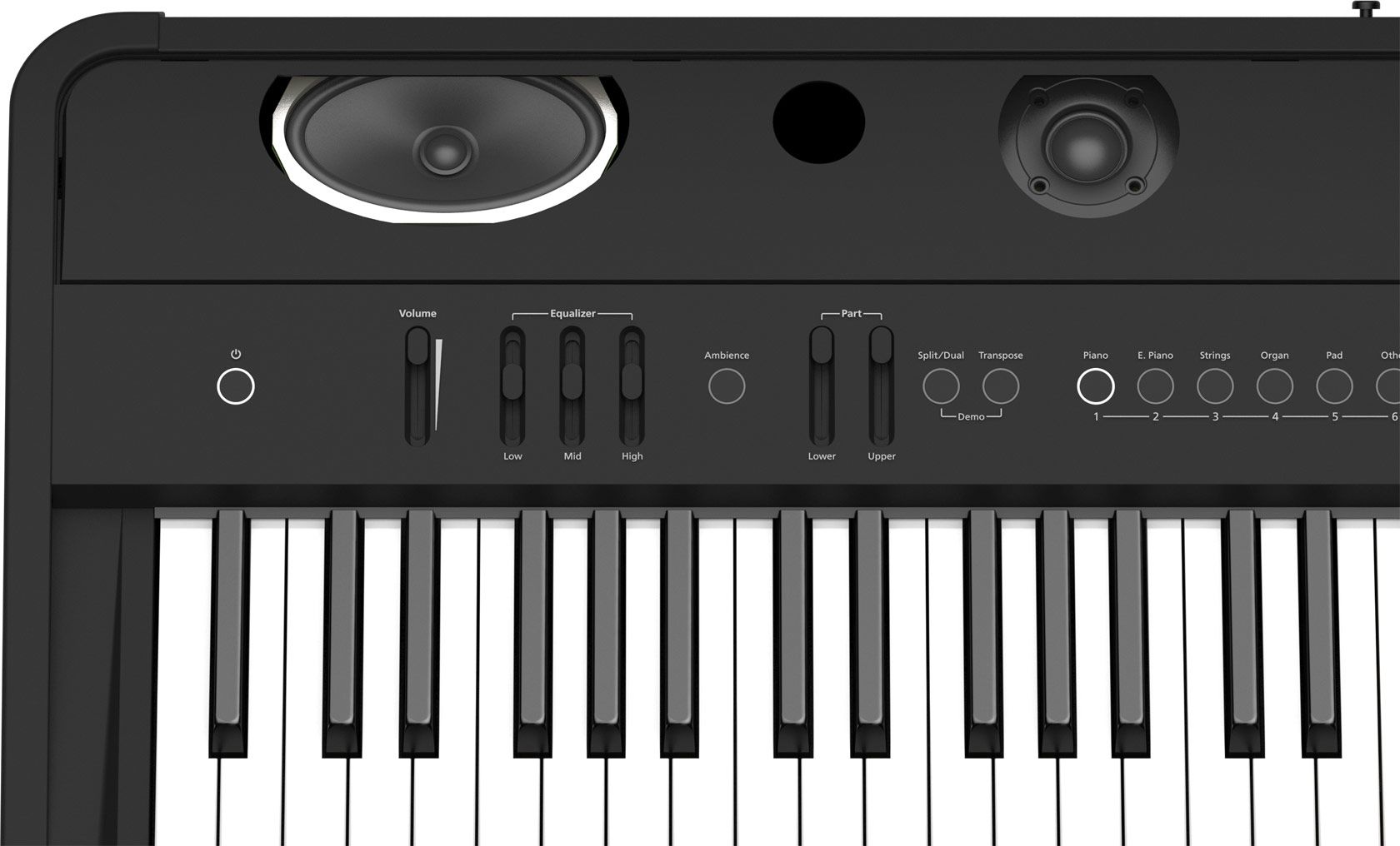 Roland FP-90X Klavier, schwarz, Ansicht 6, Pianohaus van Bremen Dortmund