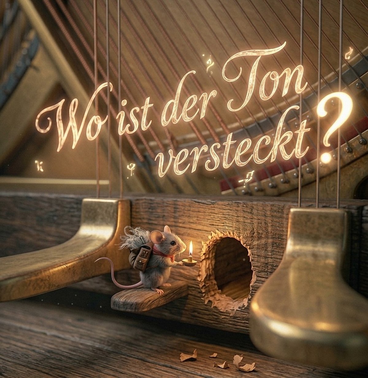 Wo ist der Ton versteckt? – Die kleine Maus Max und das Klavier