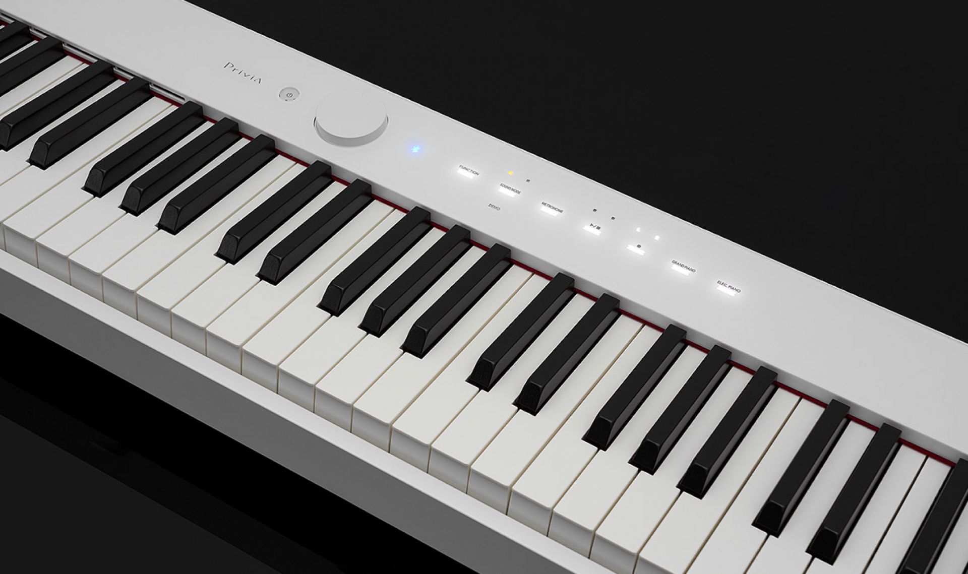 Casio PX-S1100 Klavier, weiß, Ansicht 2, Pianohaus van Bremen Dortmund