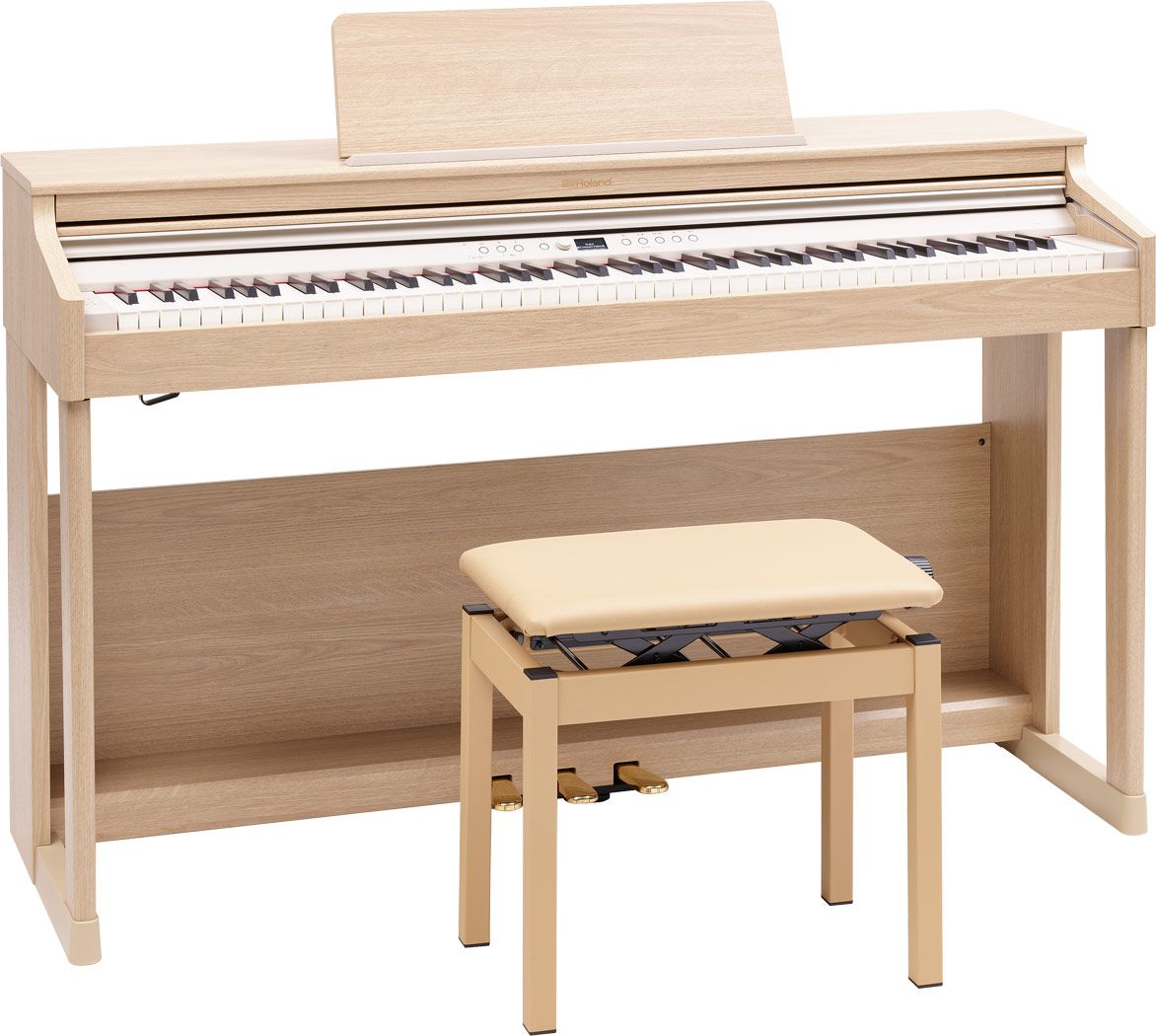 Roland RP-701 WH Digitalpiano, Eiche, Ansicht 2, Pianohaus van Bremen Dortmund
