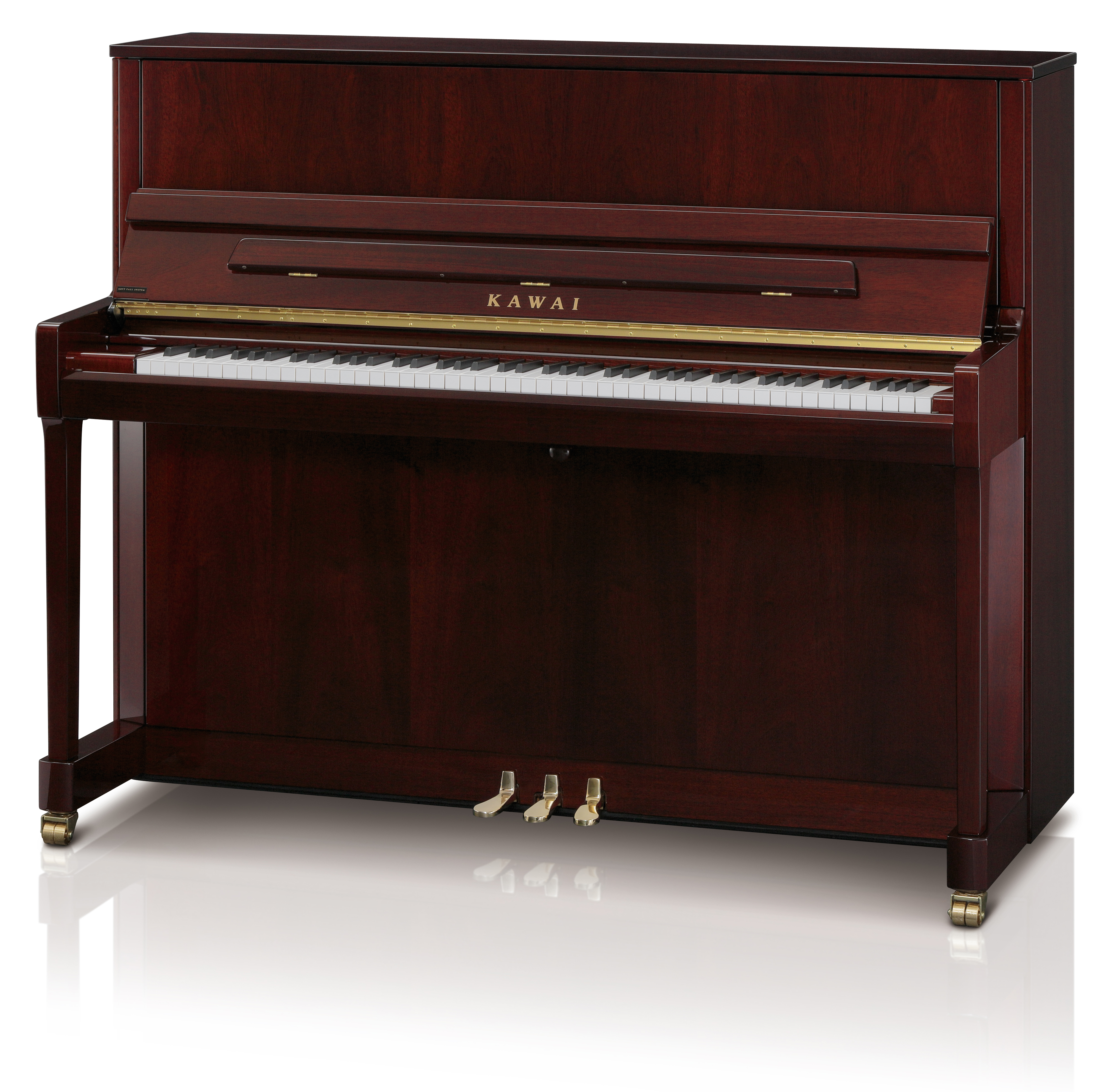 Kawai K-300 Klavier, Mahagoni, Pianohaus van Bremen Dortmund