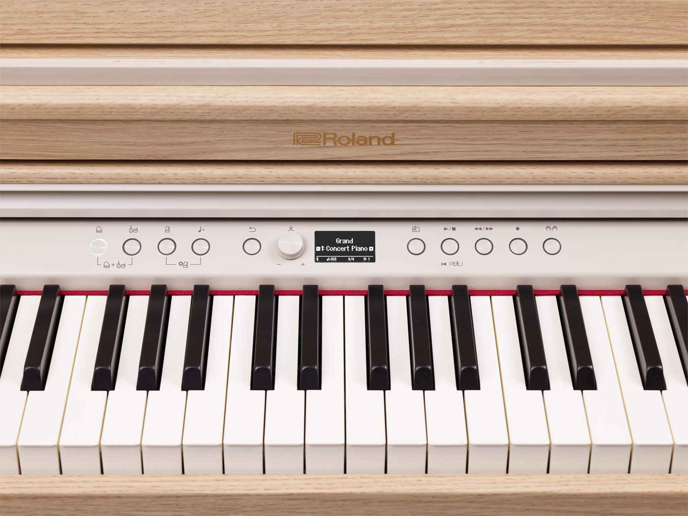 Roland RP-701 WH Digitalpiano, Eiche, Ansicht 6, Pianohaus van Bremen Dortmund