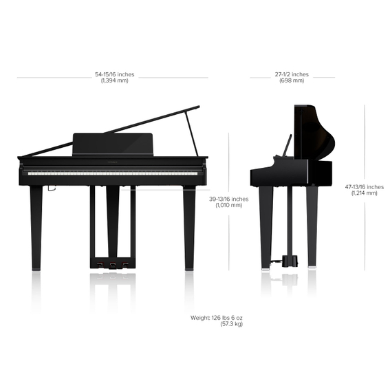 Roland GP-3 Klavier, Ansicht 0, Pianohaus van Bremen Dortmund