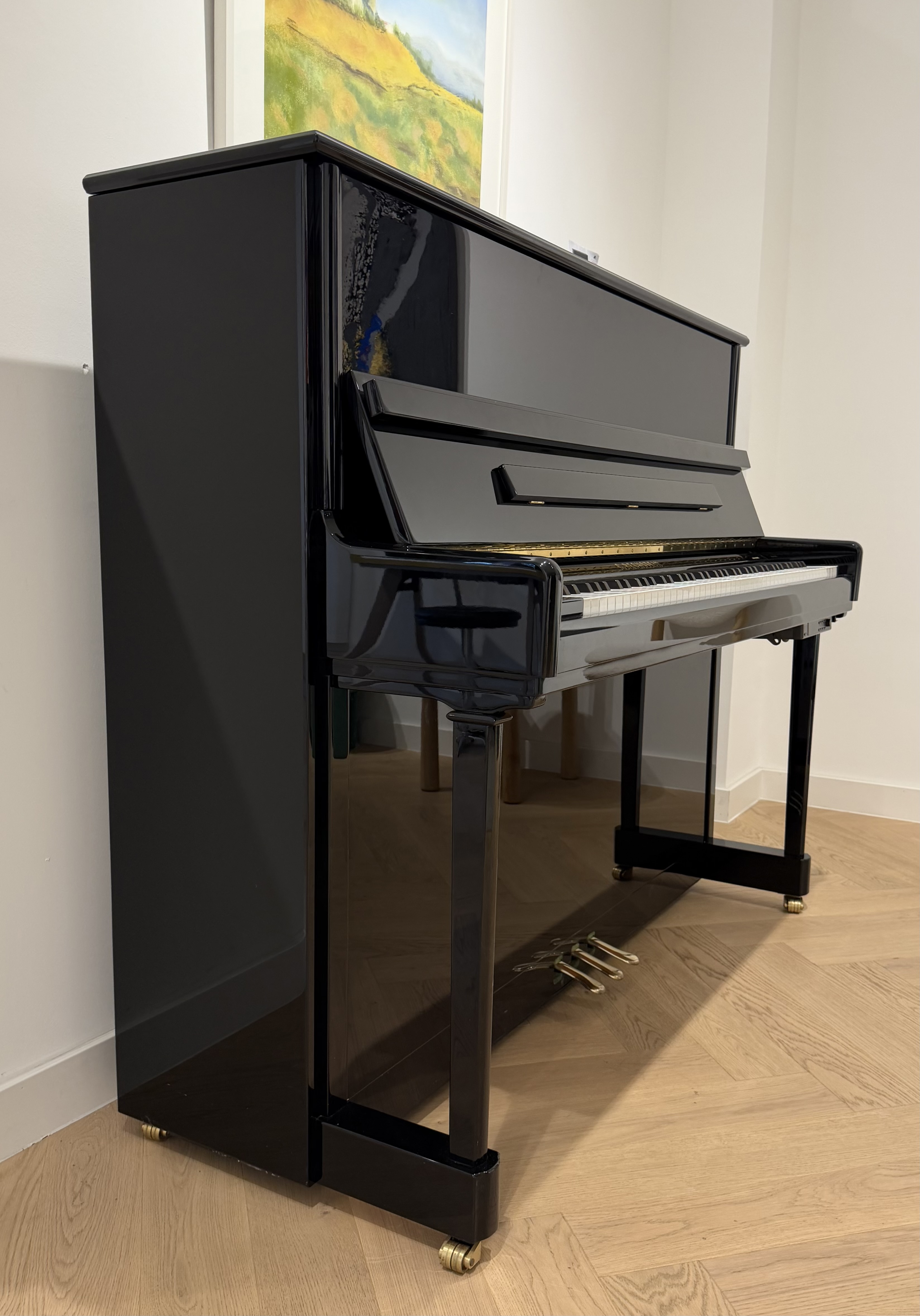 C. Bechstein Elegance 124 mit Silent-System gebraucht (Baujahr 2005) Klavier, Pianohaus van Bremen Dortmund
