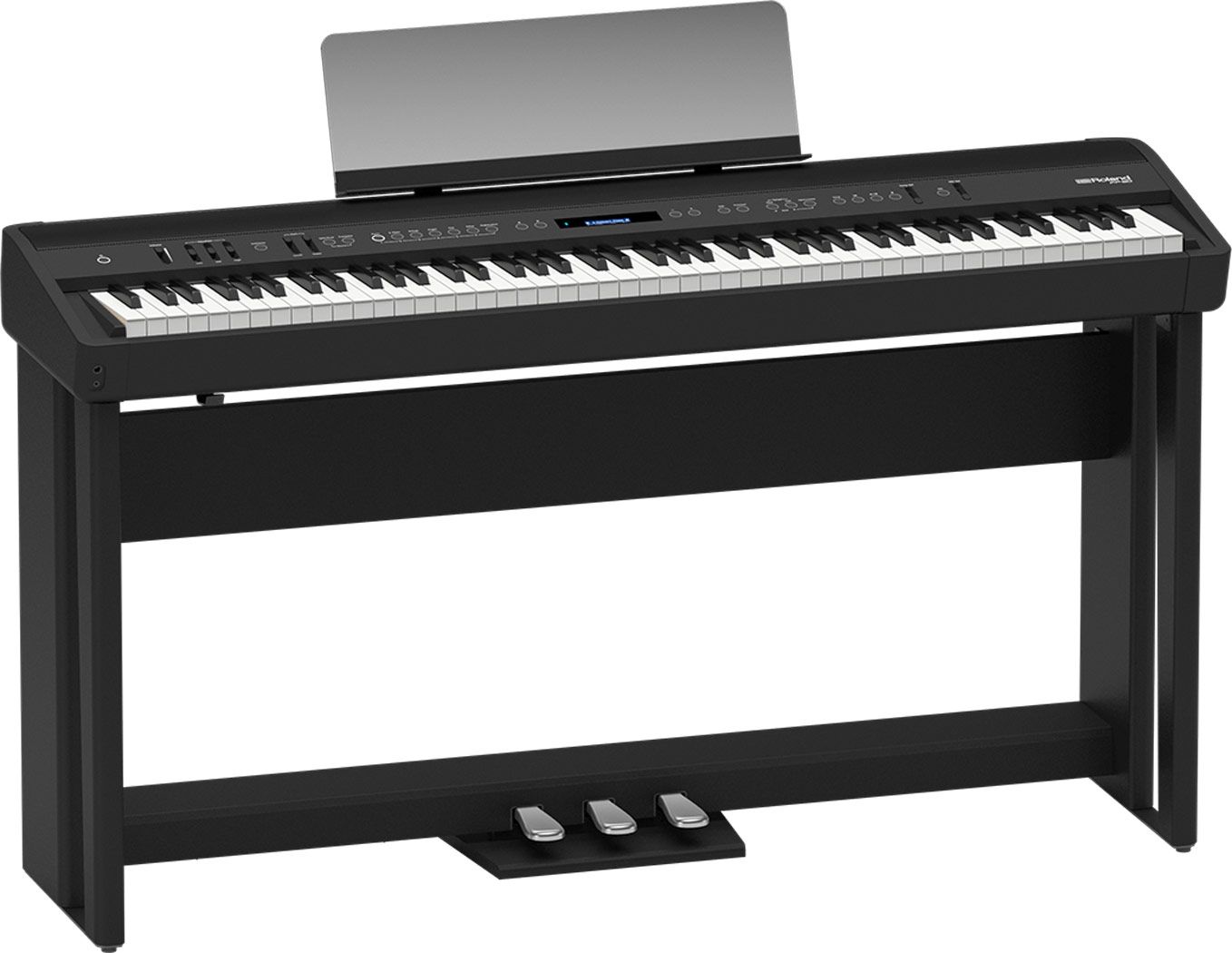 Roland FP-90X Klavier, schwarz, Ansicht 2, Pianohaus van Bremen Dortmund